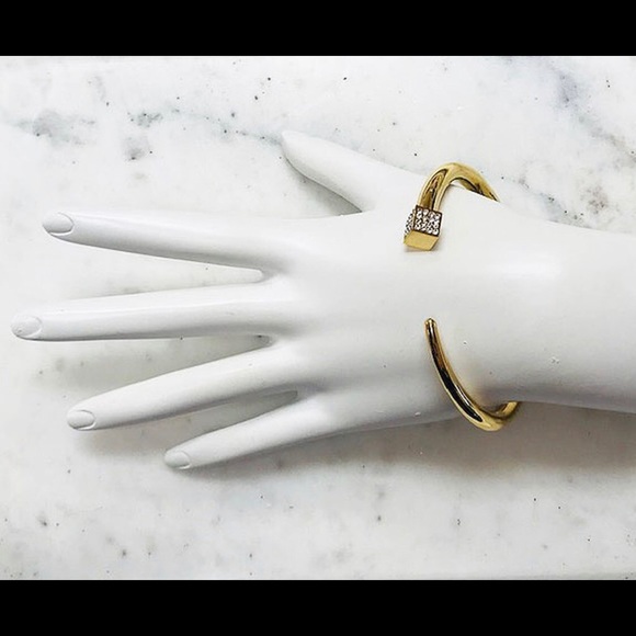 Pavé Cubic Zirconia Cube Bracelet,NWT-Boutique - Picture 3 of 10